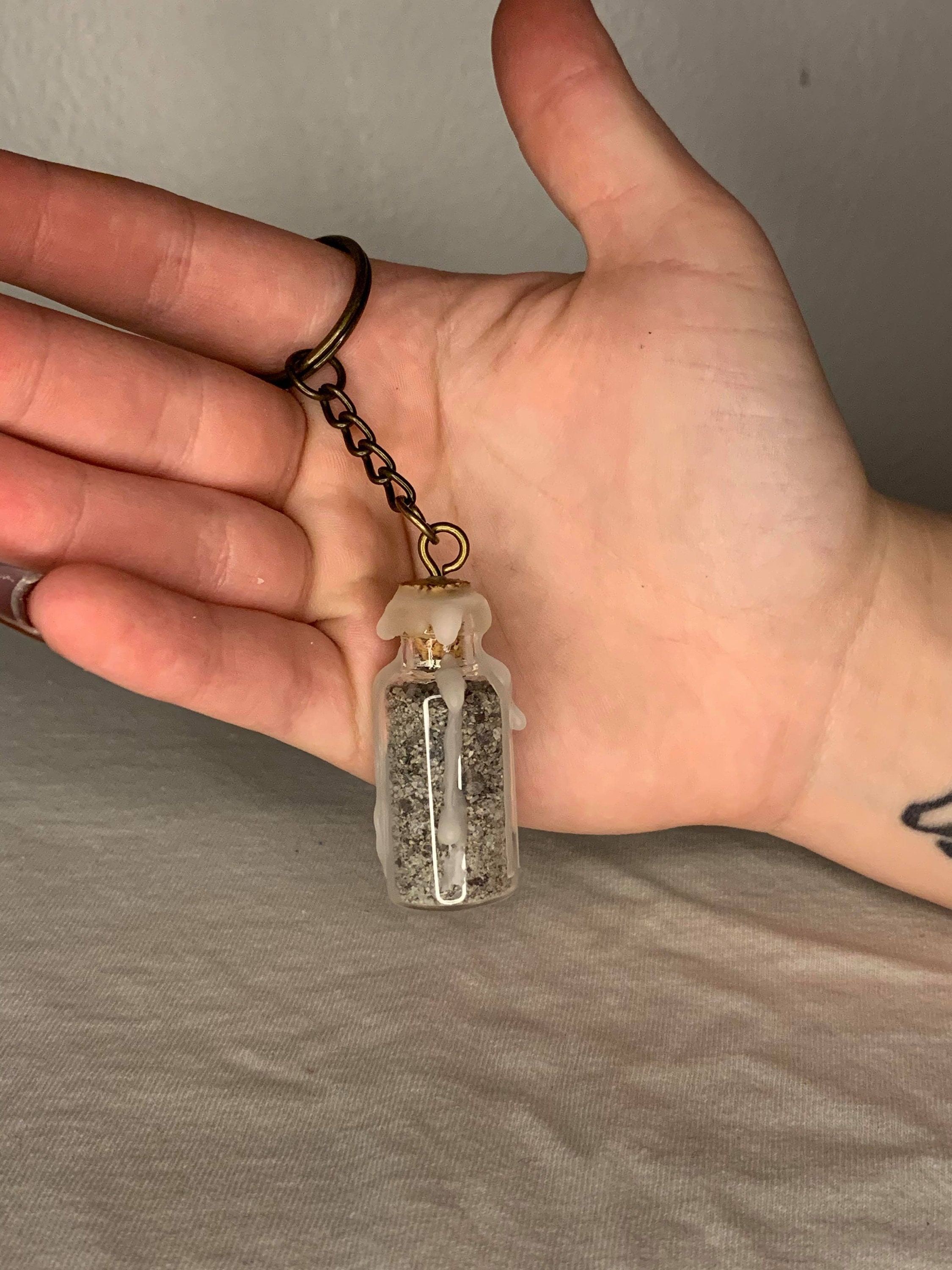 Protective Witches Salt keychain Spiritual keychain Magical Etsy