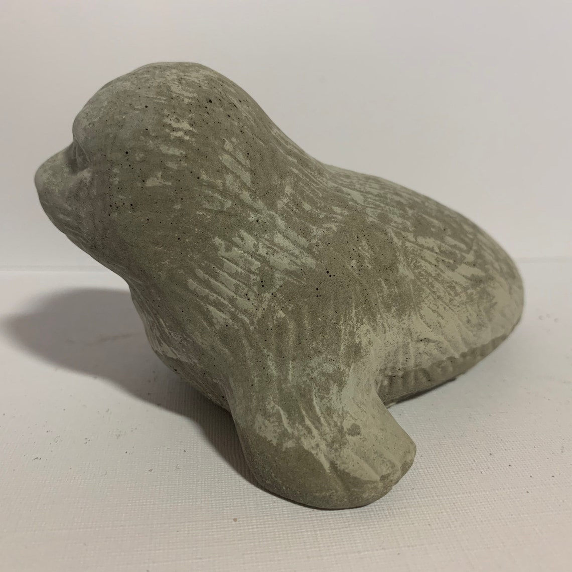 Seal Garden Statue Concrete Seal Adorable 5 Long Cement Etsy