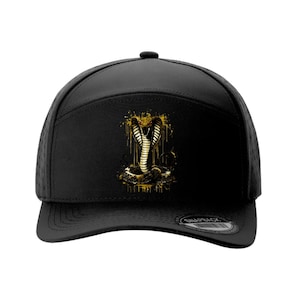 Cobra Snake basebollkeps: Python Graffiti Art-keps, Anaconda, laserventilerad snapback