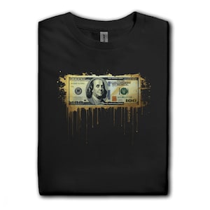 トップス Dollar bill T-shirt Dollar Bill T Shirt - Etsy Canada