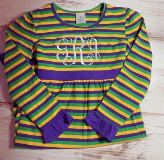 Mardi Gras Dress, Girl's Mardi Gras Dress, Purple Green Gold Dress - Etsy