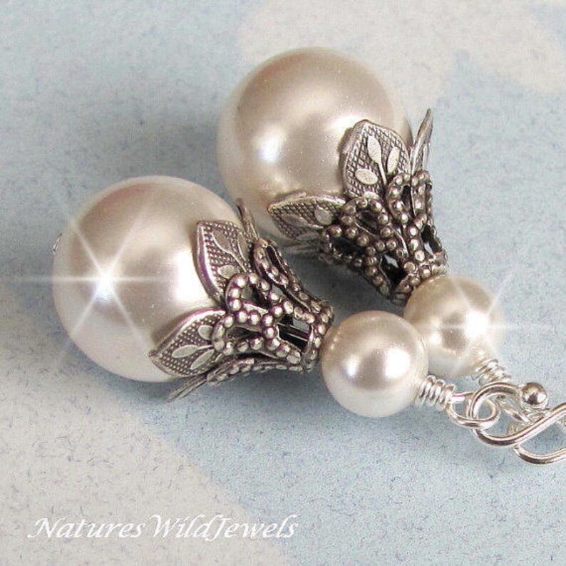 vintage style wedding earrings