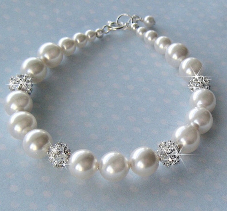 Bridesmaid Jewelry Set Bridesmaid Jewelry Wedding Jewelry for Bridesmaids Pearl Bridesmaid Necklace and Earrings Set Pearl Crystal