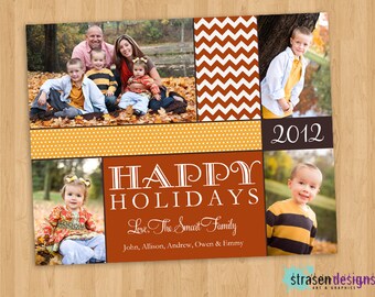 chevron christmas card custom printable 6 x 75 costco size can be 4x6 or 5x7 - Costco Christmas Card chevron christmas card custom printable 6 x 75 costco size can be 4x6 or 5x7 - Costco Christmas Card