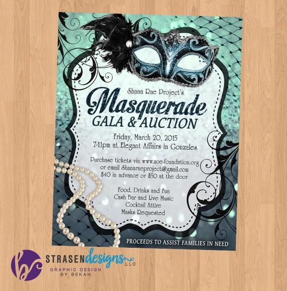 masquerade gala auction or