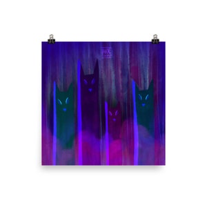 Night Foxes Poster