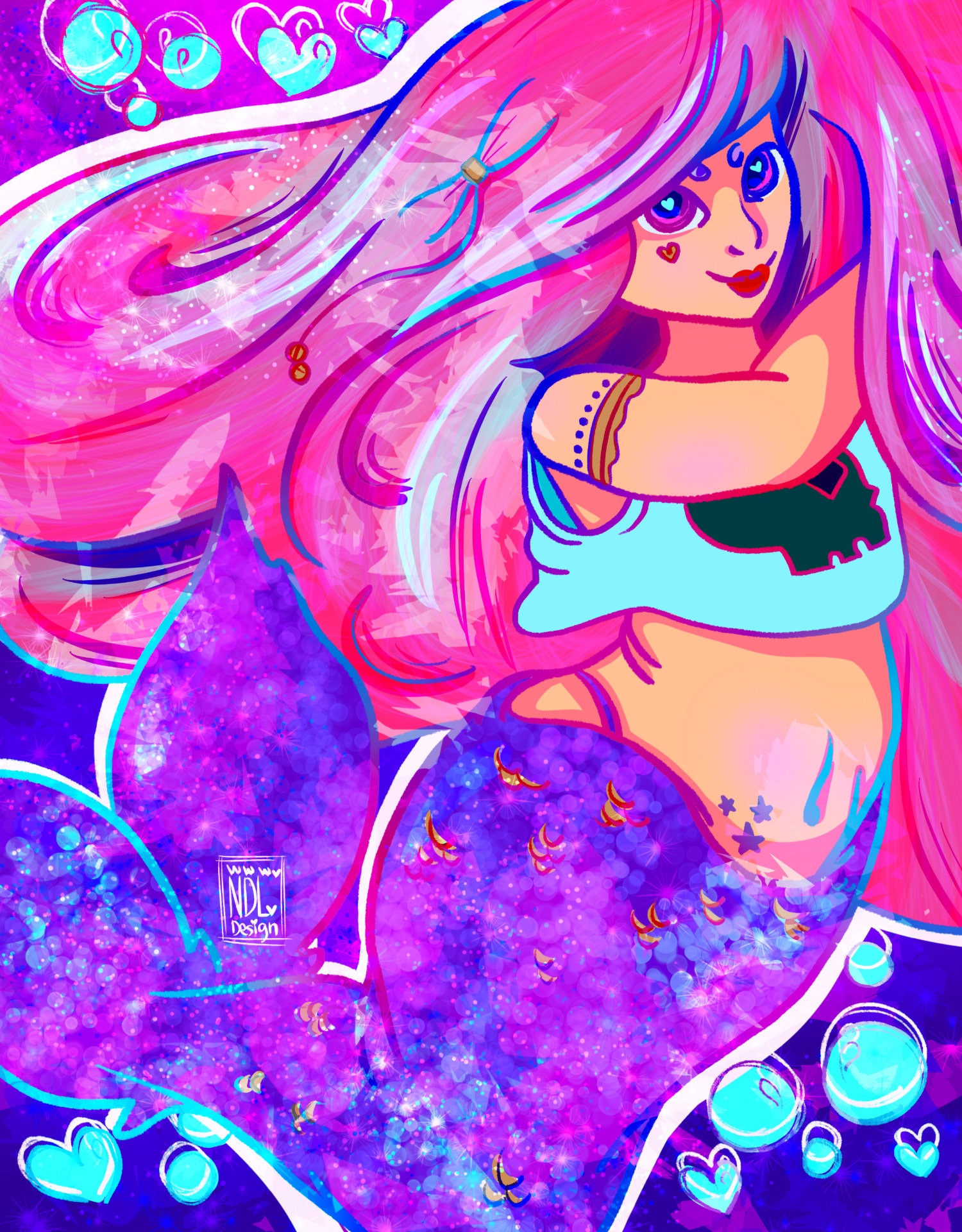 Rainbow Mermay Mermaid Digital Download