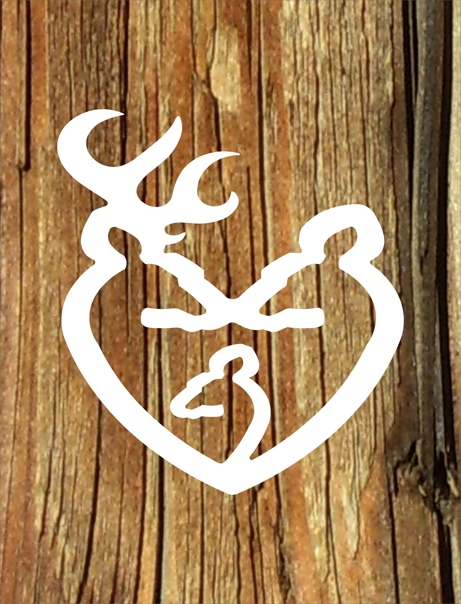 Buck Doe and Baby Decal Etsy