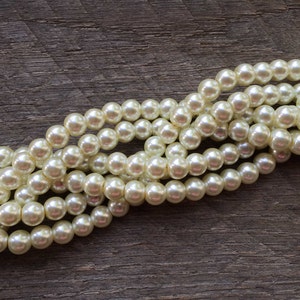 Pearl Statement Necklace, Multi Strand Jewelry, Chunky Braided Necklace on Silver or Gold Chain image 3