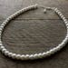 Mens Pearl Choker Necklace, 8mm Adjustable with 2' Extender Chain, Multiple Sizes Available 
