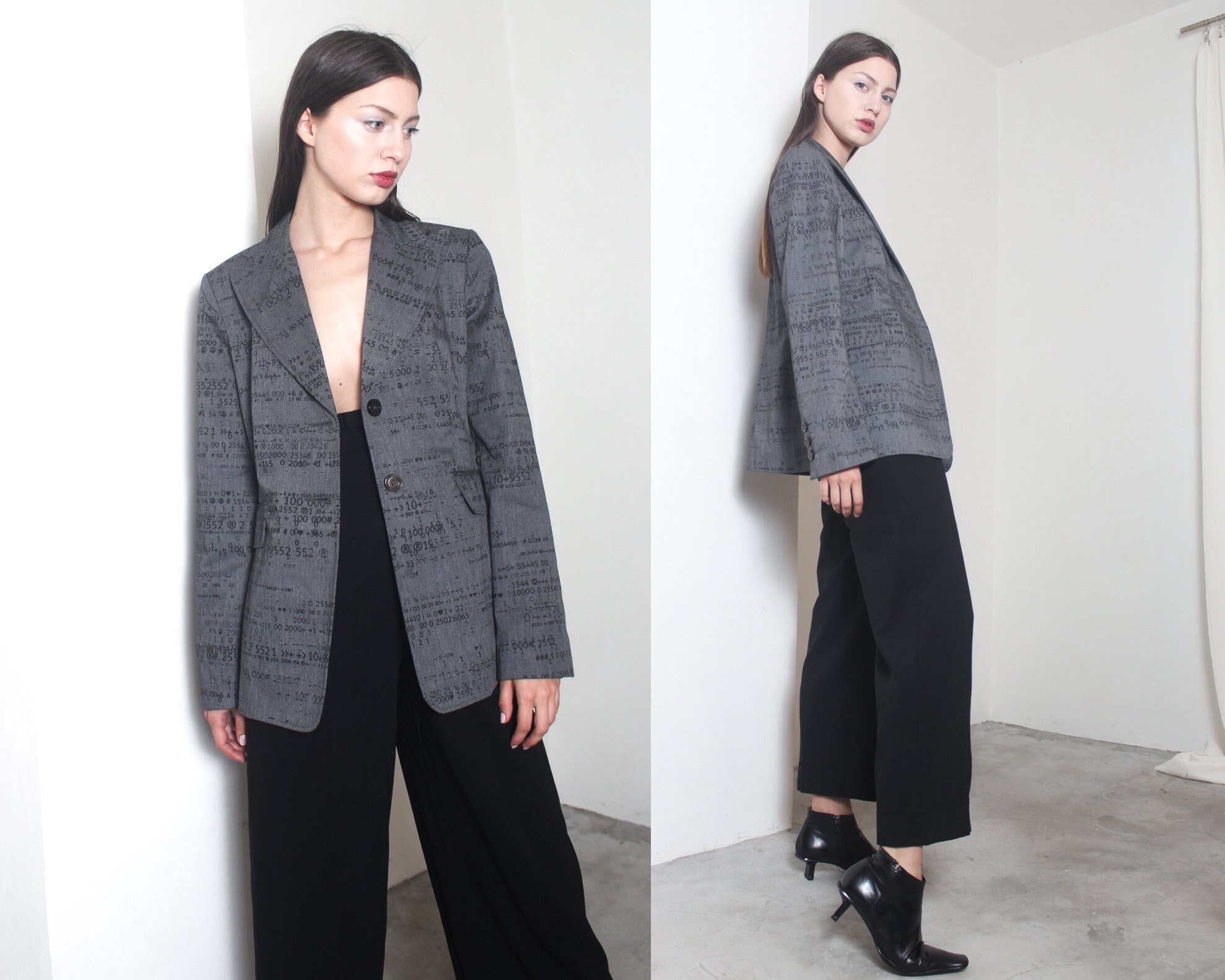 アウターその他 MOSCHINO COUTURE Woman Blazer Grey 05135538 0505 Moschino EN | Women's designer jackets and waistcoats