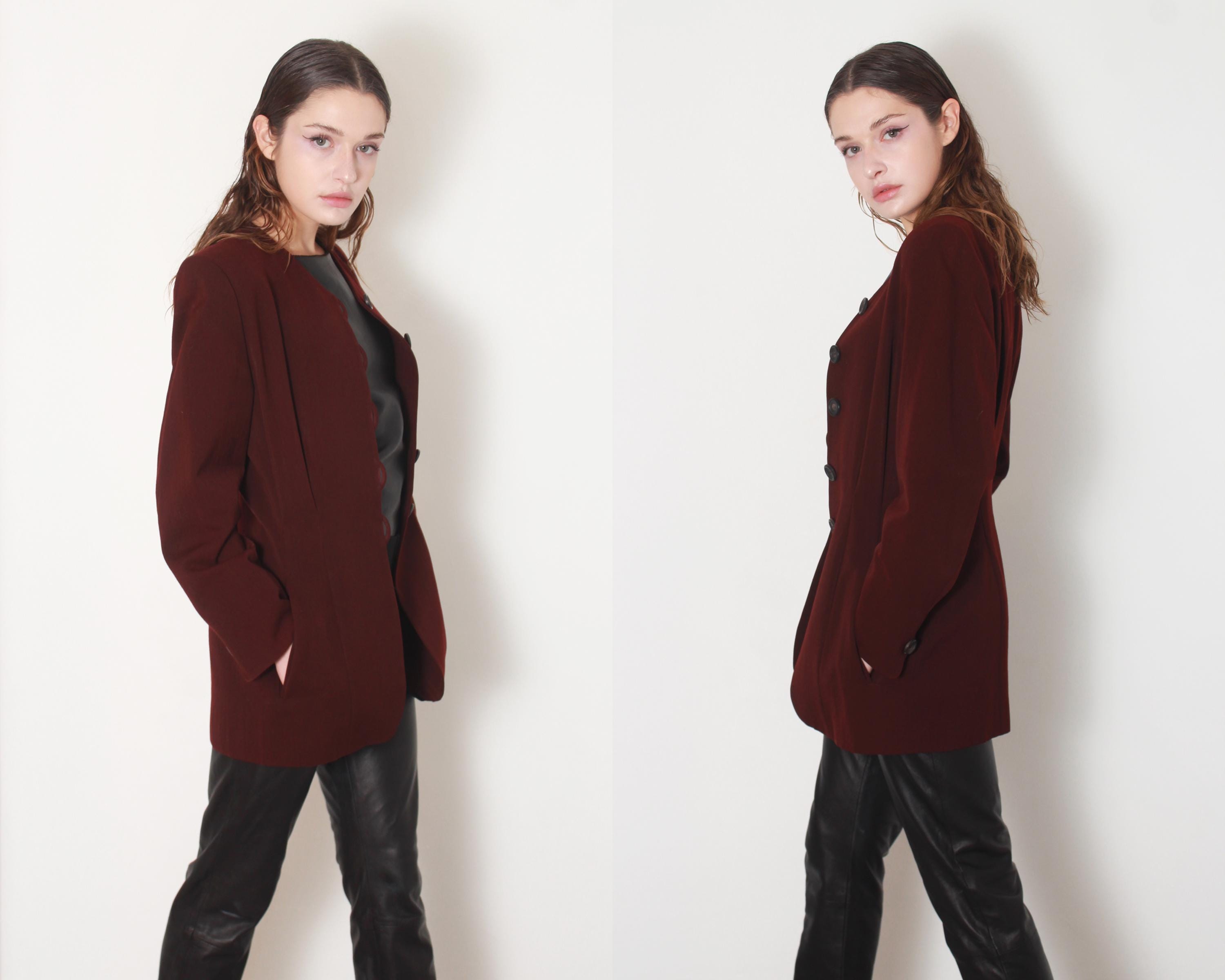 Jil Sander Leather Jacket - Etsy