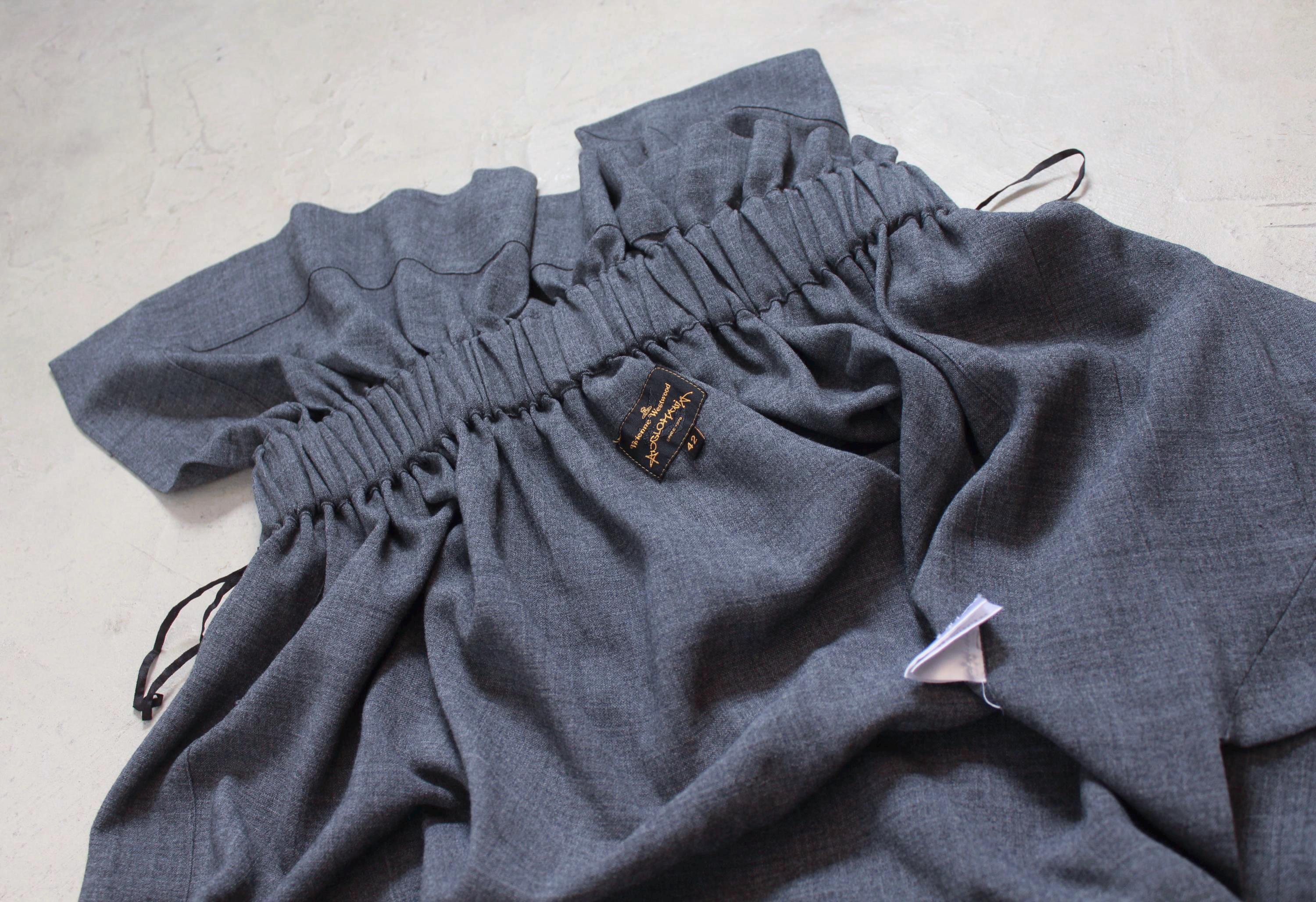 Vivienne Westwood Anglomania Grey Asymmetric Skirt - Etsy