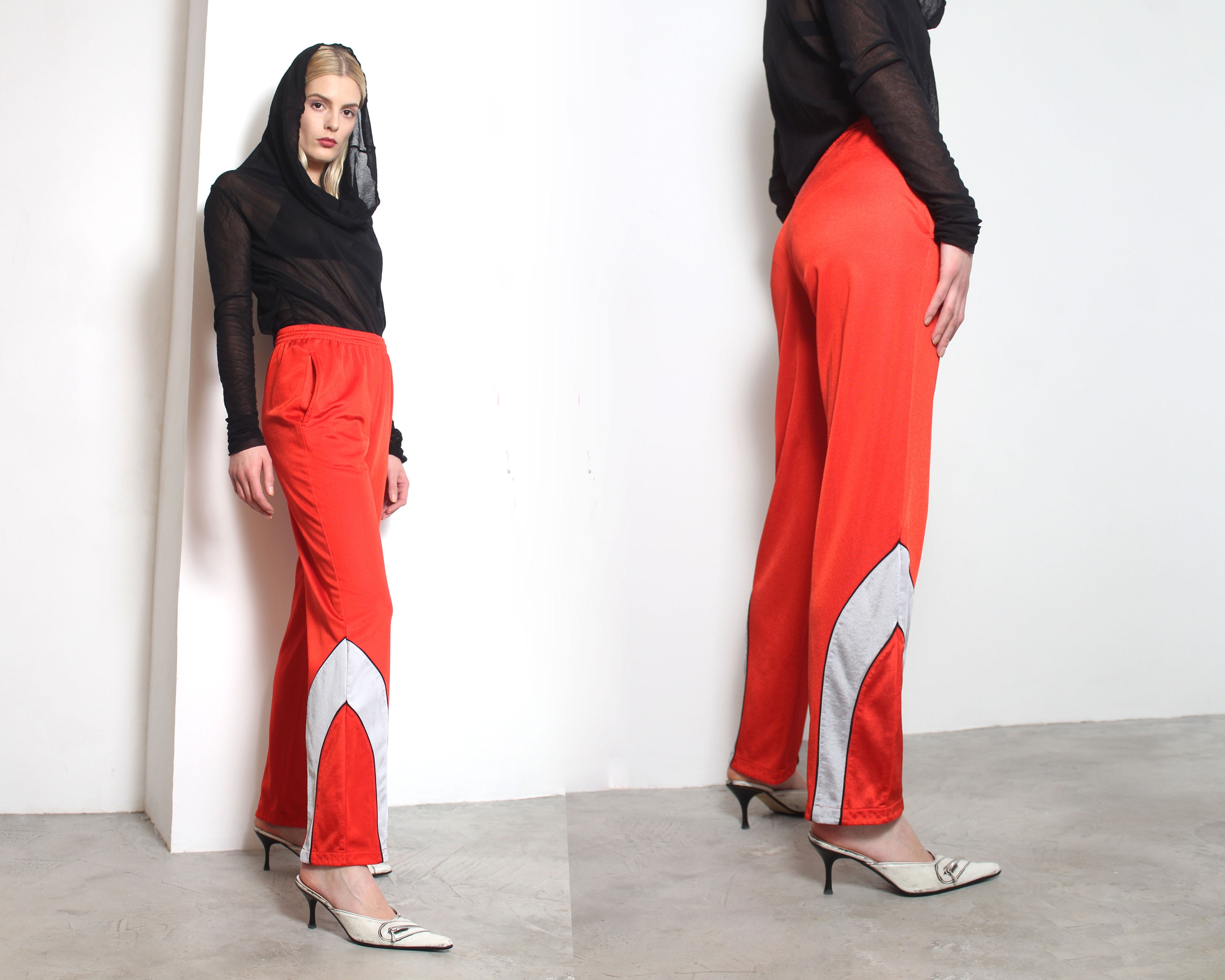 Tracksuit Drawstring 90s Red Drawstring Tracksuit Sport Sweatpants - Etsy