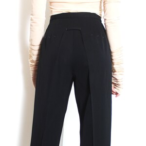 90s Jean Paul Gaultier classique black wool trousers image 5