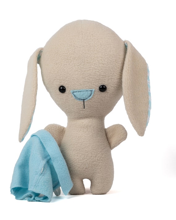 old bunny stuffed animal