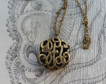 Vintage Brass Necklace