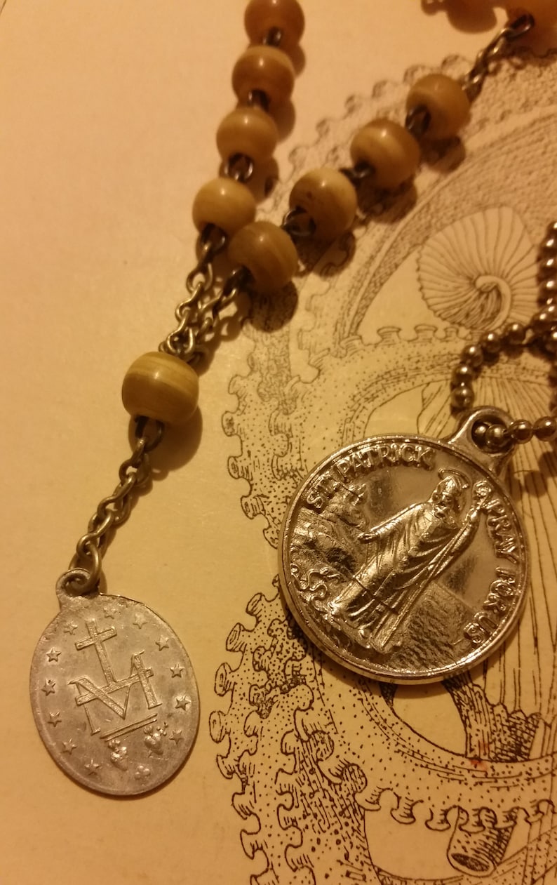 Two Small Religious Medallions Etsy