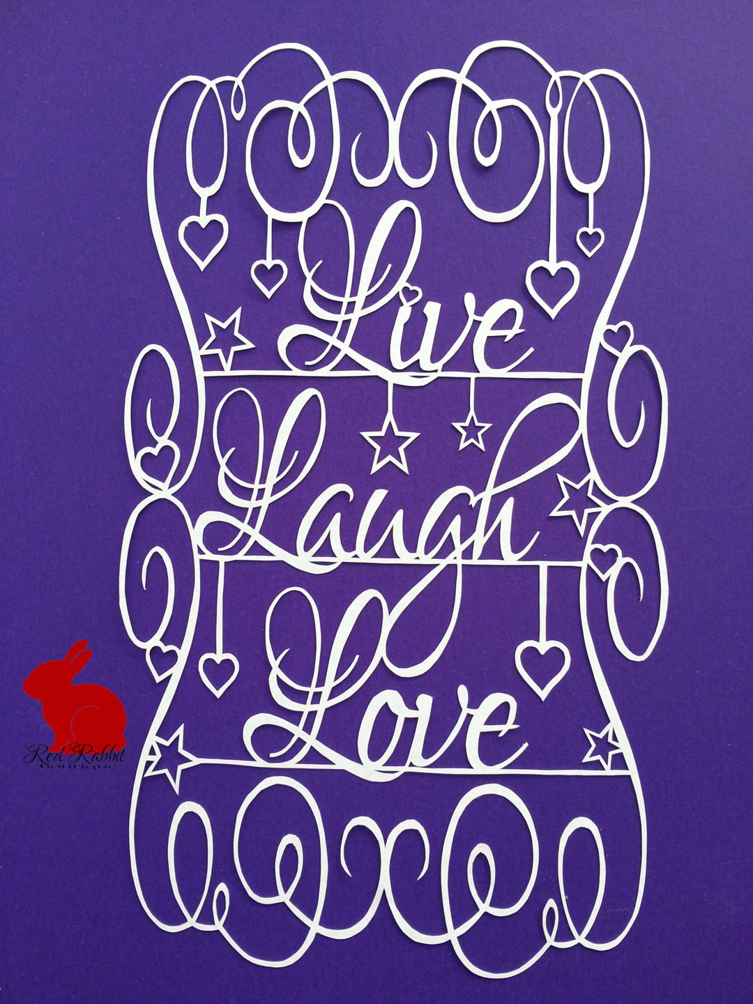 Laser Cut Live, Laugh, Love Wooden Desktop/shelf Sign On Behance
