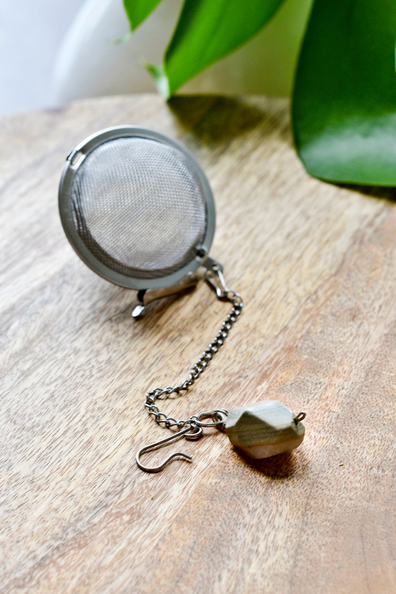 Crystal and Semiprecious Stone Reusable Loose Leaf Tea Ball Etsy