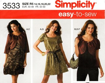 Butterick Sewing Pattern 5363 Simplicity Sewing Pattern 3533
