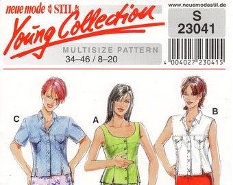 Neue Mode STIL Quick /& Easy Multisize Pattern Sizes 10-24 Uncut Factory Folded M22791 Long Sheath Dress with ruffles on bottom Unopened