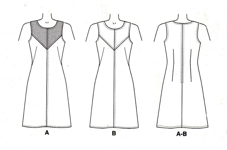 Sz 6 Thru 22 See & Sew Dress Pattern B6405 Misses' - Etsy