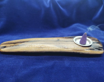 PNW Driftwood Incense Holder #001