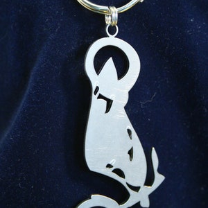 Stainless Steel Chopper Keychain Charm VI