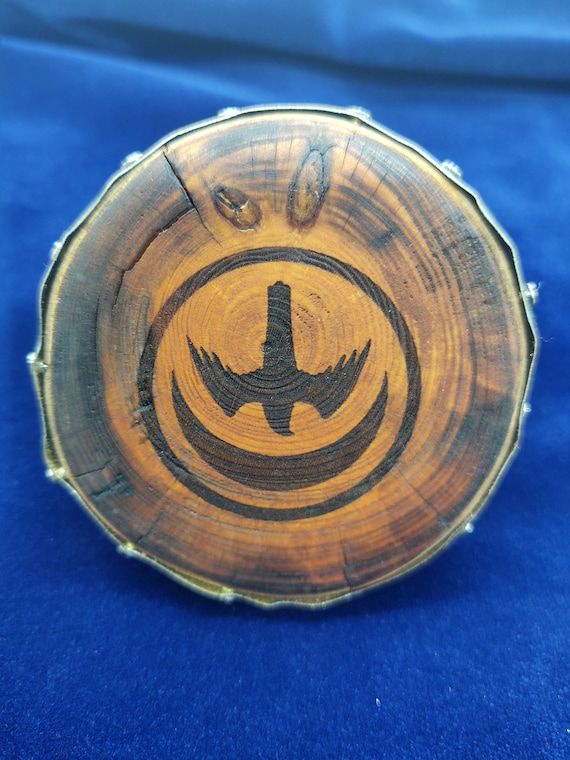 Handmade Miniature Wood Shield #5