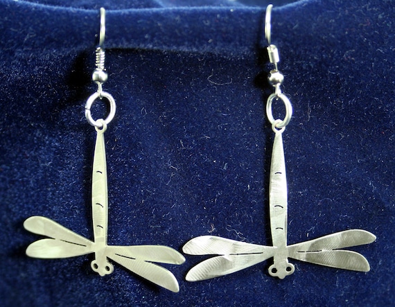 Sunny's little Dragonfly Stainless Steel dangly Earrings