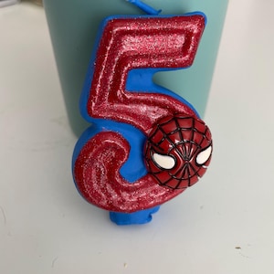 Spider-Man Birthday Candle