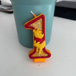 Winnie The Pooh Birthday Candle