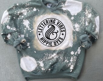 Heather Sport Green Sweatshirt Mockup