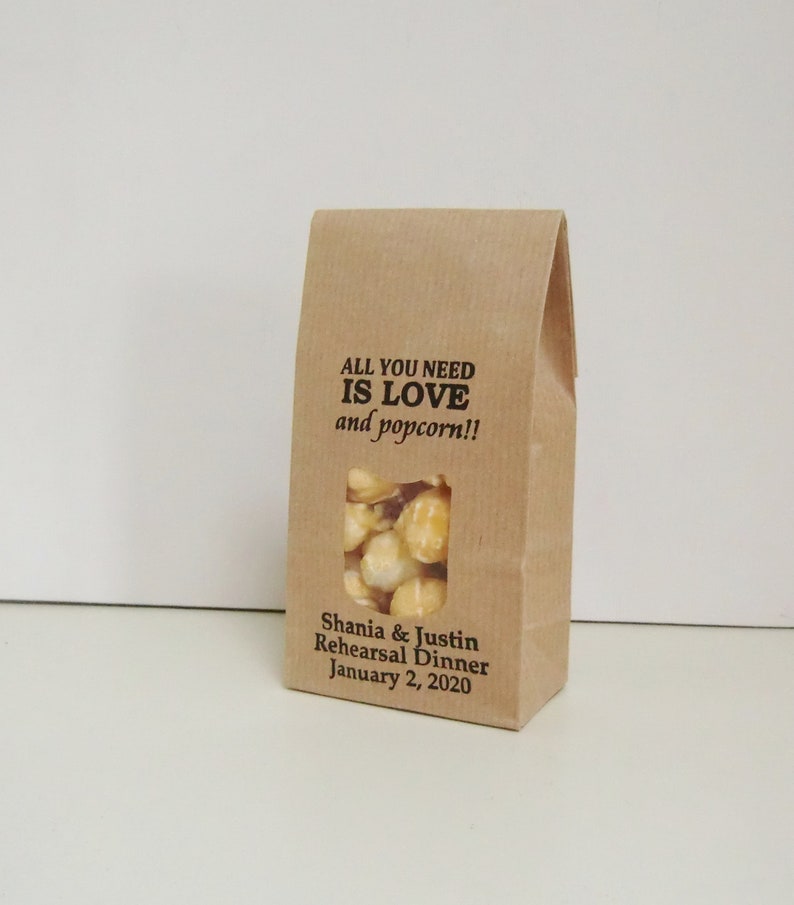 Rehearsal Dinner Personalized Popcorn Favors Favor Bags Diy Gifts For Guests Wedding Rehearsal Ideas Love Popcorn Wedding Welcome Favors Paper Party Supplies Party Favors Games Delage Com Br