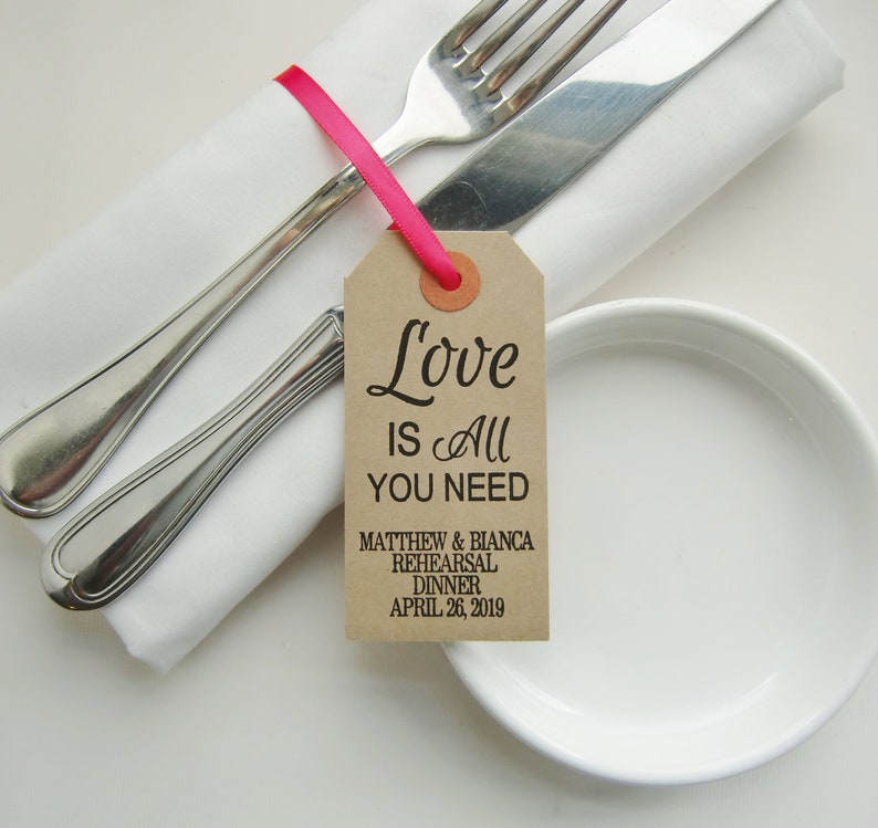 Love Is All You Need Rustic Rehearsal Table Decor Rehearsal Etsy