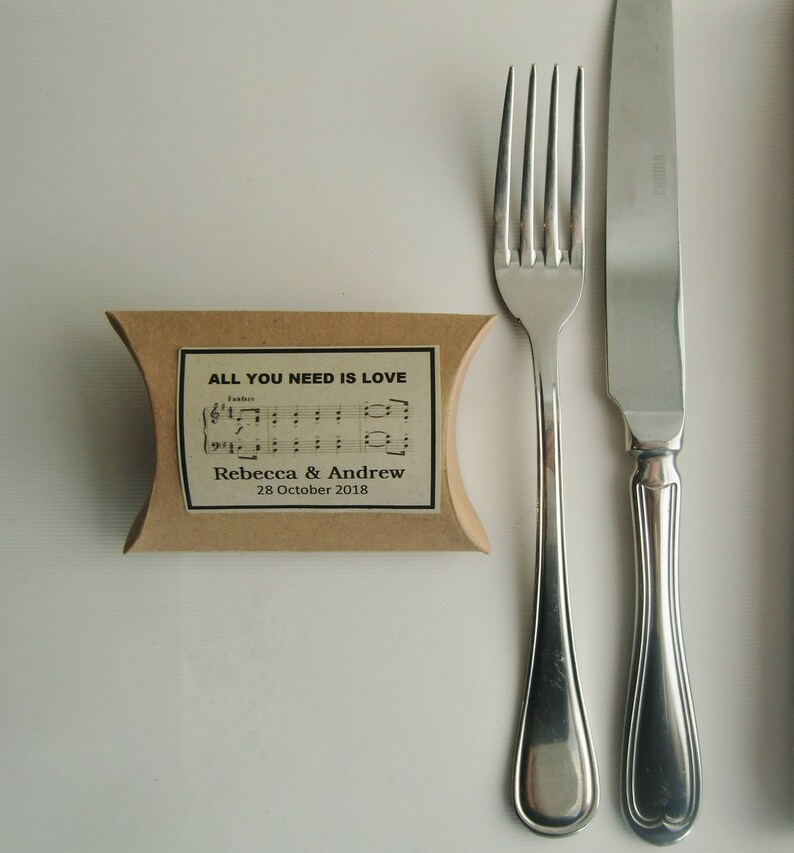Rustic Wedding Decor Music Theme Wedding Favor Etsy