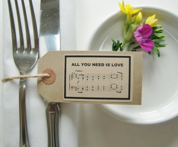 Unique Rehearsal Dinner Table Decor Music Theme Rustic Wedding Etsy