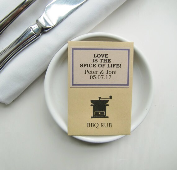 Love Is The Spice Of Life Unique Wedding Favors Wedding Favor Etsy