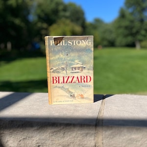 Libro antiguo de tapa dura, &quot;Blizzard&quot;, 1955, de Phil Stong