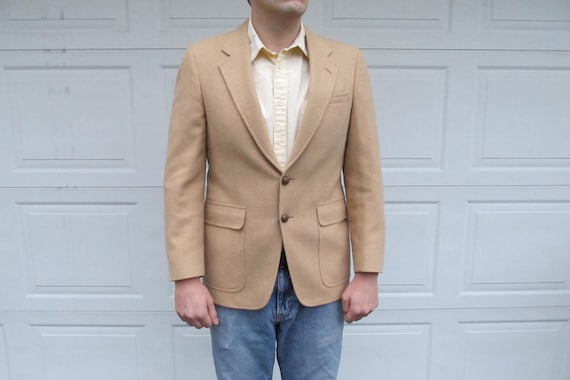 1970s Men's Camel Hair blazer, sportcoat - image 1