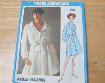 1969 Vogue Americana James Gallanos pattern, label included, size 10, bust 32.5