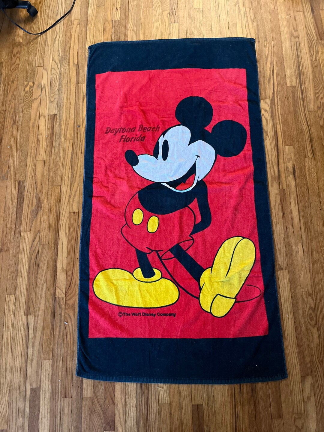 Vintage Mickey Mouse Beach Towel, Daytona Beach, FL Towel Etsy