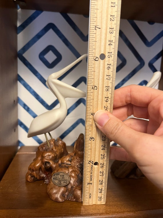 Vintage John Perry Pelican Figures on Wooden Bases, Set of 2 - Etsy