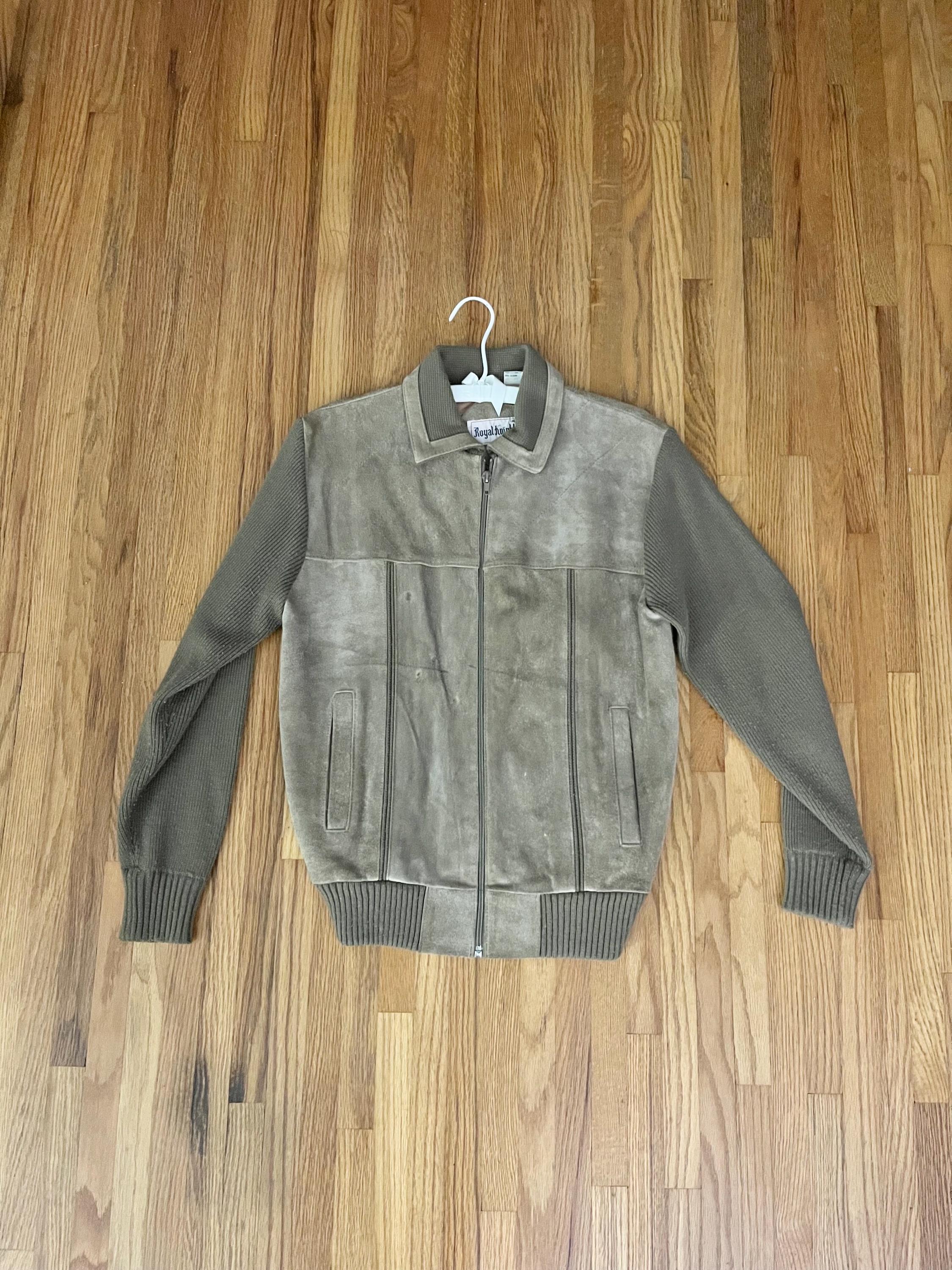 Suede sweater jacket best sale