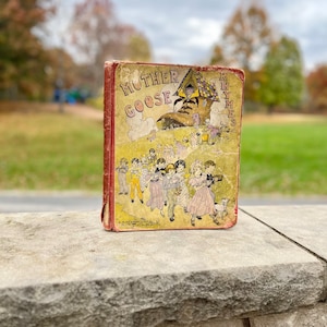 Vintage hardcover book &quot;Mother Goose Rhymes&quot;