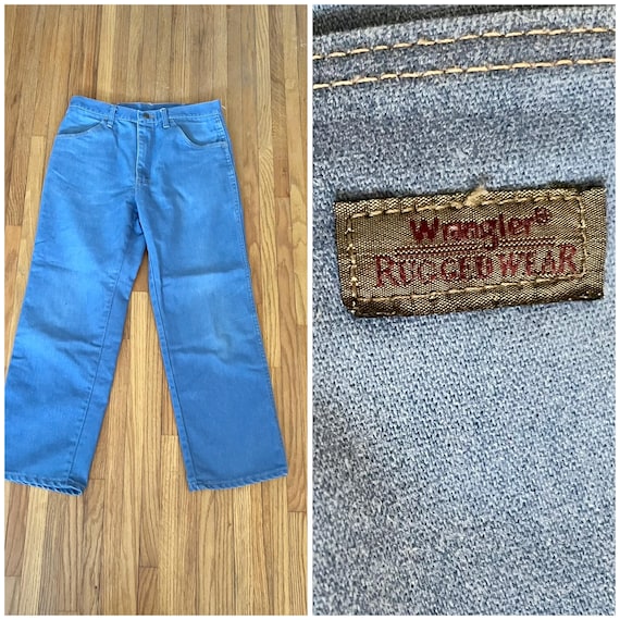 Vintage 1970s Men's Wrangler Rugged Wear Jeans, 34 X 27 - Etsy