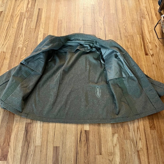 Vintage wool army jacket field jacket medium weig… - image 6