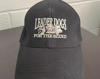 Vintage trucker hat, Leader Dogs for the Blind, German Shepherd, Labrador, Golden Retriever