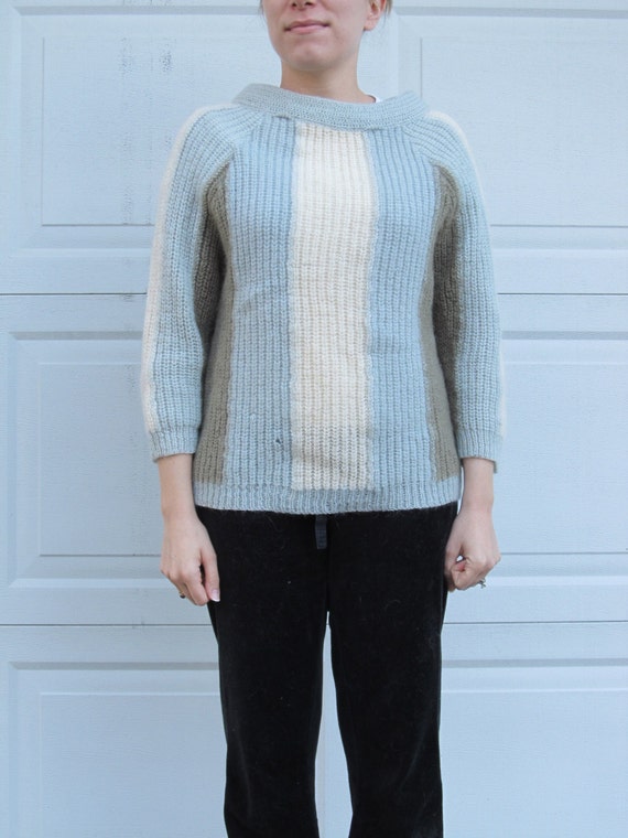 1960s Bobbi Brooks super soft colorblock sweater,